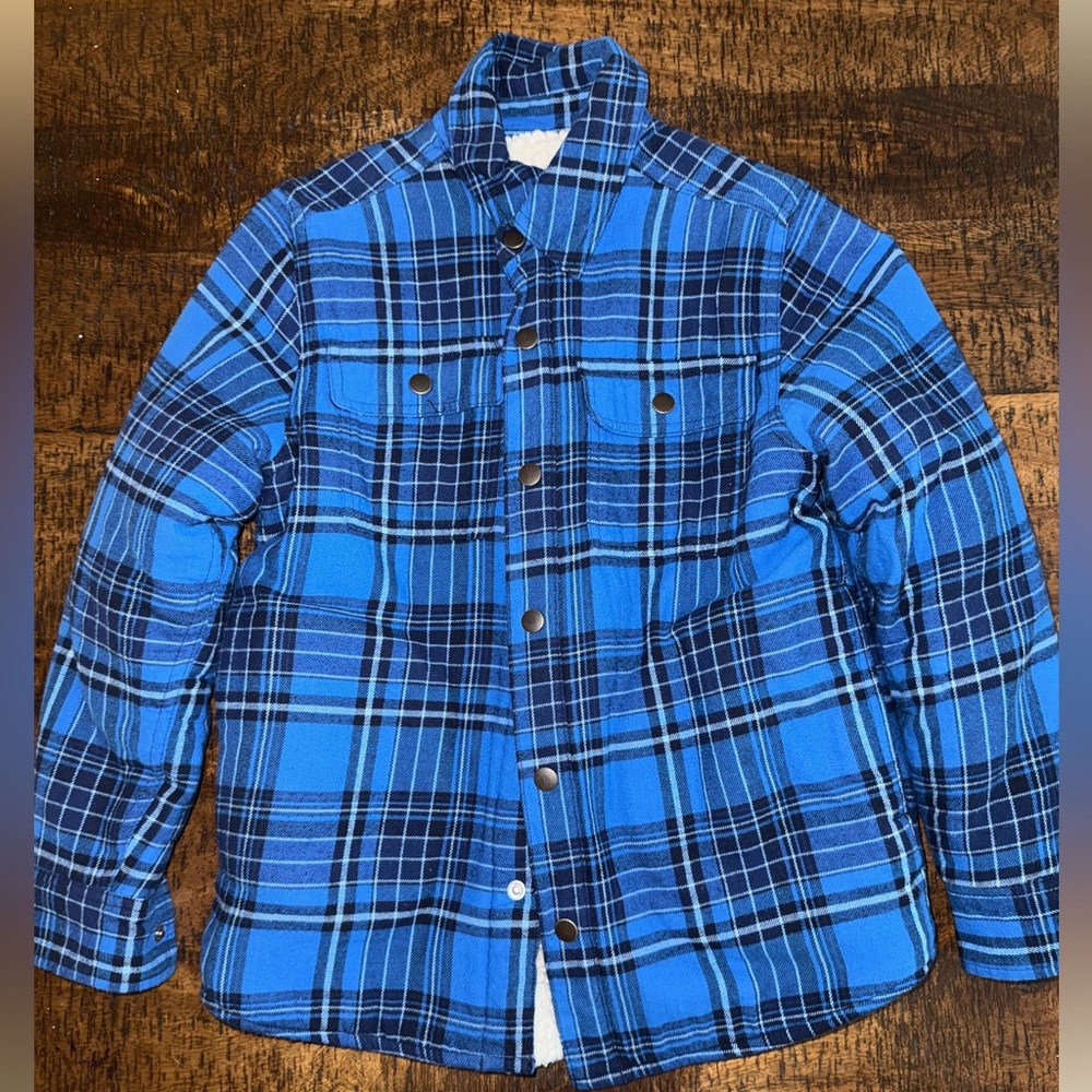 The Children's Place thick plaid flannel. Size 7/8